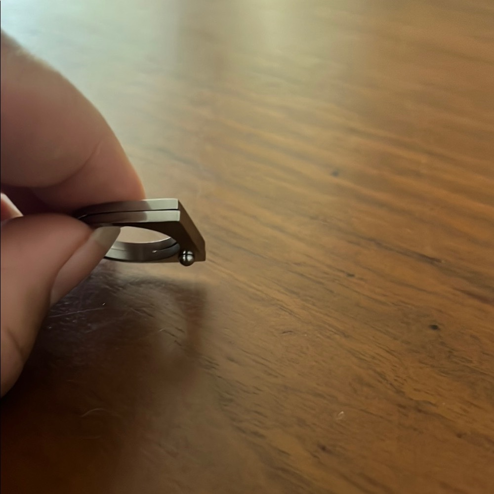 Unique Silver Stackable Ring - image 3